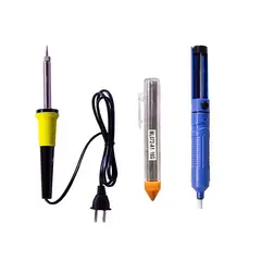 AVC - Kit Soldador KIT-13 Cautín 25W Estaño Desoldador.