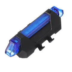 GENERICO - Luz Linterna Recargable Usb Led Bicicleta Tras Rojo O Blanco