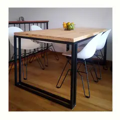 22 GRADOS DECORACION - Mesa comedor Jenn 200x100cm en roble natural y metal