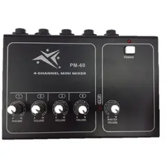 GENERICO - Mezclador de Sonido STANFORD 4 micrófonos.