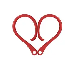 GENERICO - Soporte Anti-caída Para Auriculares Bluetooth Práctico Rojo