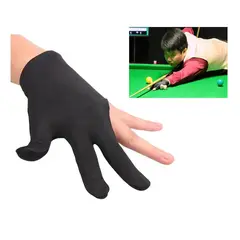 GENERICO - Guante Para Billar Tres Dedos Lycra Suave Mano Izquierda