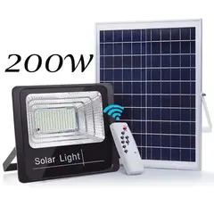 ONE PIXEL - Reflector Solar 200w Lampara Led Panel Solar Control Remoto