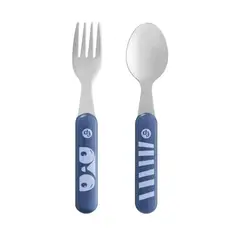 FISHER PRICE - SET CUBIERTOS ACERO INOX AZ