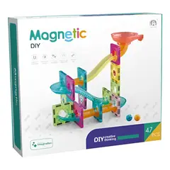 JUGANDO Y EDUCANDO - Construcción De Laberintos Magnéticos 47 Piezas