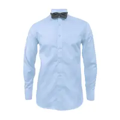 SON DOS - Camisa smoking azul claro también en tallas grandes para hombre