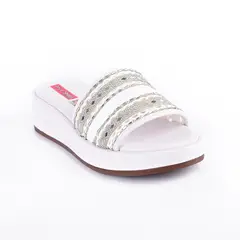 PRICE SHOES - Sandalia Para Dama 4725555BLANCO
