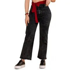 ATYPICAL - Jean Mujer Negro 89125