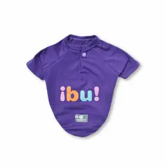 WAWAW - Camiseta para perro talla S morada ¡Bu! Halloween