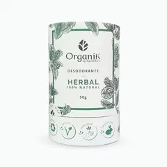ORGANIK BY AGUADULCE - Desodorante Natural Herbal 50 g