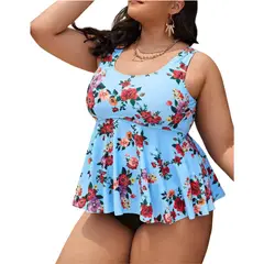 YURELKSHOP - Vestido De Baño Zafira 2pieza Top Largo Bikini Traje