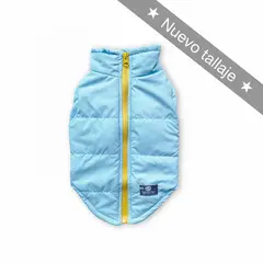 WAWAW - Chaleco para perro talla 7XL celeste cremallera