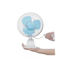 GENERICO - Ventilador Giratorio Mini Portatil 8" HJ-180.