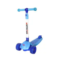 GENERICO - Scooter patineta para niños con luces y musical Azul.