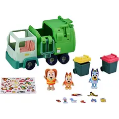 MOOSE TOYS - Camión De Basura Bluey Con Figuras Y Stikers
