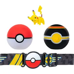 JAZWARES - Pókemon Poké Bola Set De Cinturón-P