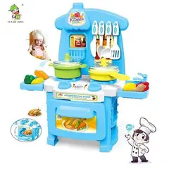 GENERICO - Juguete Set De Cocina Infantil AZUL
