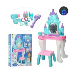GENERICO - Tocador Princesa para Niñas Secador y Accesorios Luz-Sonidos
