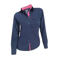 SON DOS - Camisa blusa en denim también en tallas grandes para mujer