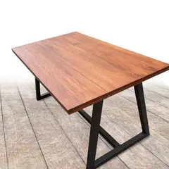 22 GRADOS DECORACION - Mesa Comedor Cundinamarca 200x100cm Roble y metal