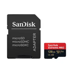 SANDISK - Memoria extreme pro microsd 128gb / 200 mbps