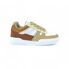 GENERICO - Tenis Niños Julian Café, Beige y Blanco Tiny Steps - Beige