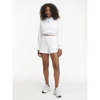 CALVIN KLEIN - Buzo Blanco Con Gorro Para Mujer