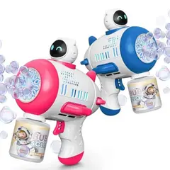 GENERICO - Pistola espacial de burbujas para niños