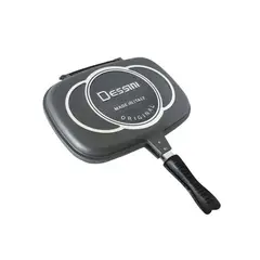 TELEVENTAS COM - Sartén Doble Parrilla Antiadherente Cuadrada