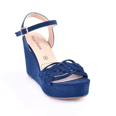 PRICE SHOES - Priceshoes Plataforma Para Dama 882LELIAAZUL