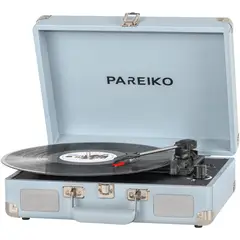 GENERICO - Tocadiscos Reproductor Vinilos con batería recargable y altavoces