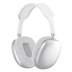 SHEN HUANG - Diadema Kr Max Plateada Gris Bluetooth Sonido Mega Bass