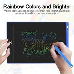GENERICO - Tablero De Escritura Magico Lcd De 12 Pulgadas AZUL
