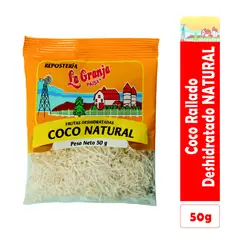 LA GRANJA PAISA - Coco Deshidratado Natural 50g