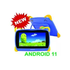 KRONO - Tablet Para Niños antigolpes Azul Kids 7 Pulgadas