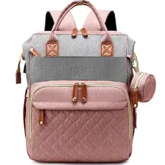 ONE PIXEL - Bolso Pañalera Para Bebé Con Cable Usb Monedero