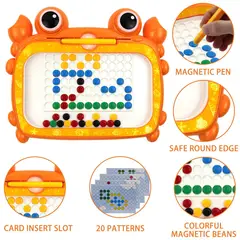 GENERICO - Juego Tablero Magnético Dibujo Para Niños