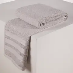 DISTRIHOGAR - Toalla de Cuerpo Lyon 700gr Gris 78 x 160