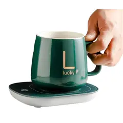 GENERICO - Set Base Calentadora De Tazas Con Taza Mug