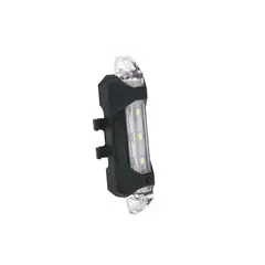 GENERICO - Luz Linterna Recargable Usb Led Bicicleta Tras Rojo O Blanco