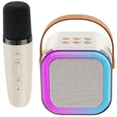 ONE PIXEL - Kit Parlante Y Micrófono Karaoke Para Niños Bluetooth Led