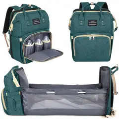 ONE PIXEL - Maleta Pañalera Tipo Cuna Cambiador Bebé