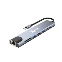 XKIM - Multipuerto Hub X-kim XTERNALPORT MULTIPUERTOS 8 EN 1