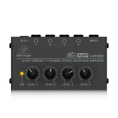 BEHRINGER - Amplificador de audífonos HA400 Negro