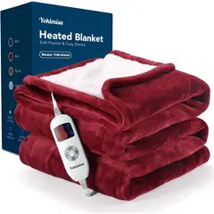 MAX - Cobija Térmica Eléctrica Ultra Suave 3 Niveles de Intensidad