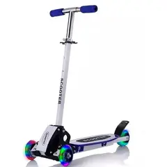 GENERICO - Scooter Patineta Monopatin Aluminio 4 Ruedas Esqualizable
