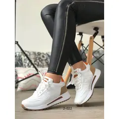 GENERICO - Tenis Dama Colores Variados Calzado Casual Mujer Elegante-Blanco