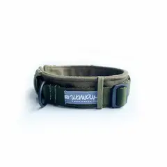 WAWAW - Collar para perro talla XL reata verde protector verde