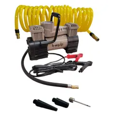 B EQUIP - Compresor De Aire Neumaticos Portatil 12V B-Equip BEQ-200CP