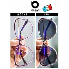 BUHO PARIS - Gafas de Mujer - Fotocromáticas Antirreflejo - BH15
